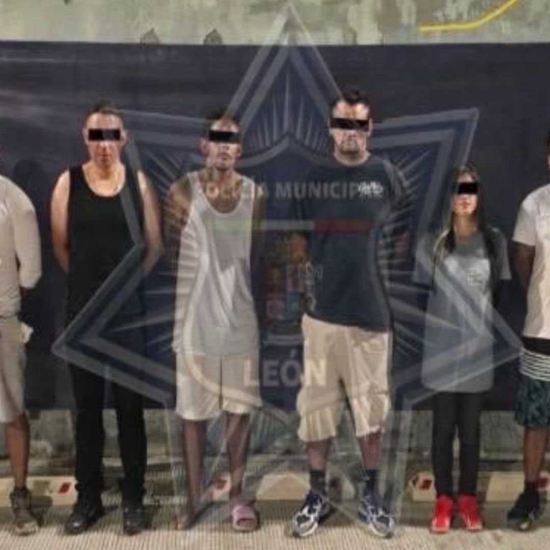 Los detenidos fueron presentados ante las autoridades.